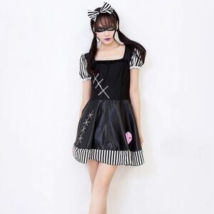Adult Women's Broken Rag Doll Costume - Size 4-6 NWT